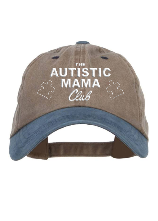 AUTISTIC MAMA CLUB SNAPBACK CAP